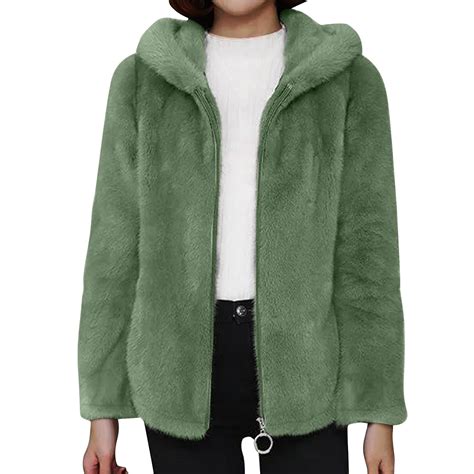 Lime Green Teen Girls Long Sleeve Jackets Hooded Outerwear for Women ...