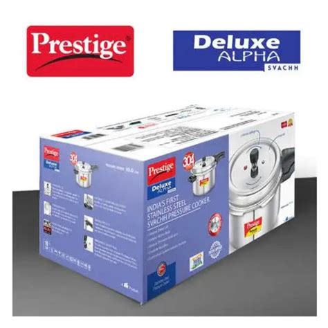 Prestige 10L Deluxe Alpha Svachh Stainless Steel Pressure Cooker ...