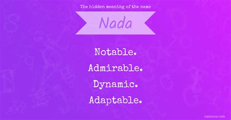 What Does Nada Manana Mean at Cheryl Talley blog