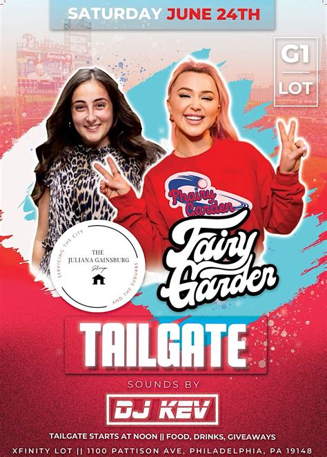 The Juliana Gainsburg x Fairy Garden Mindset PHILLIES TAILGATE, 1100 ...