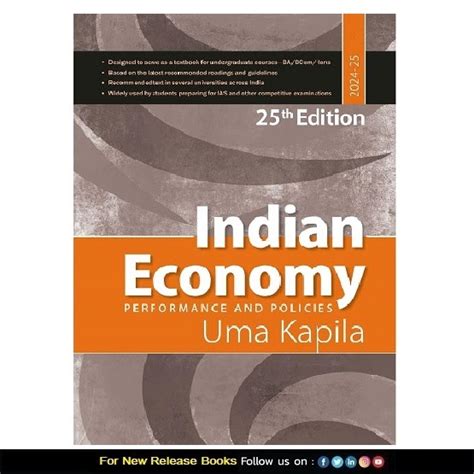 Indian Economy Performance and Policies | By Uma Kaplia | Revised ...