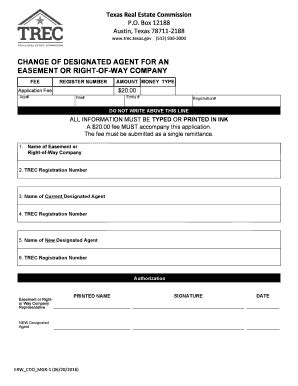 2016-2026 Form TX TREC ERW_CDO_MGR-1 - Fill Out, Sign & Share Online ...