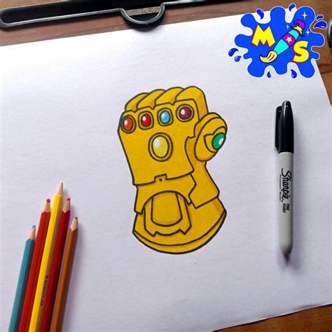 Infinity Gauntlet Tutorial Drawing 的图像结果