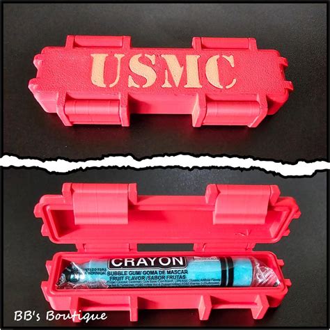 Buy USMC Tactical Gum Ration Box - 3D Printed Box Online in India - Etsy