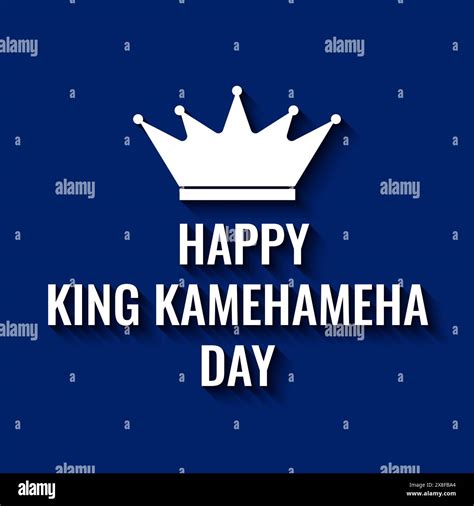 King Kamehameha Day banner. National holiday in Hawaii on June 11 ...