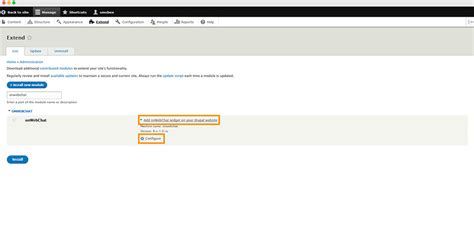 Drupal Live Chat Module Installation | onWebChat