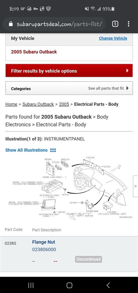 2005 Subaru Outback 2.5 Key Fob Programming 的图像结果