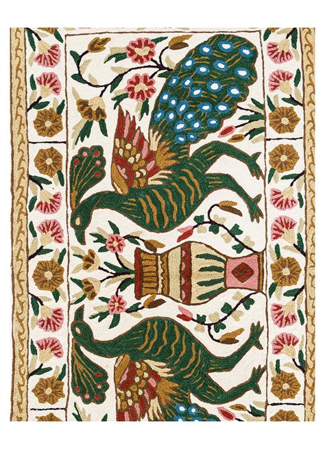 Diwan-e-Khas Mayura Stitched Kashmiri Wall Textile – Nestroots