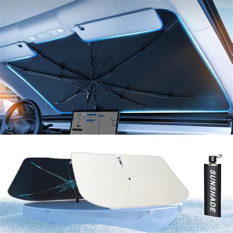 Amazon.com: Ultimate Car Windshield Sun Shade Umbrella - Retractable Windshield Sunshade ...