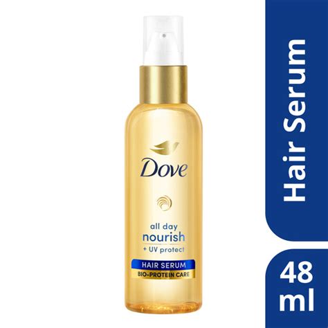 Dove All Day Nourish + UV protect Hair serum 48 ml , for all hair type