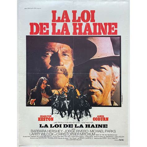 THE LAST HARD MEN Movie Poster - 23x32 in. - 1976 - Charlton Heston