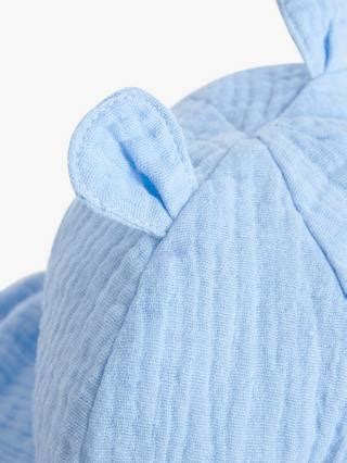 John Lewis Baby Muslin Ears Hat