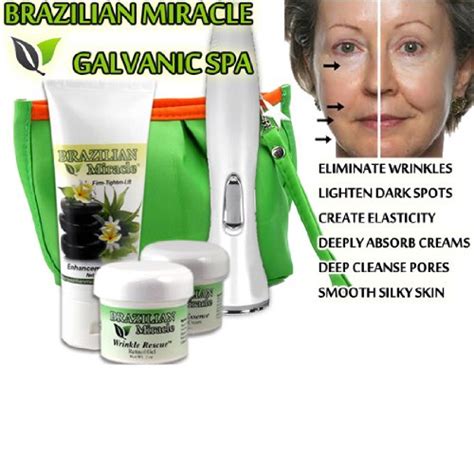 Buy Galvanic Spa with FREE Makeup Bag Cosmetic Case - Spa Kit - Retinol ...