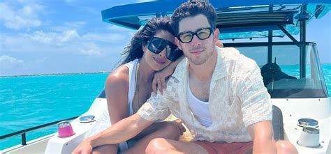 Priyanka Chopra & Nick Jonas Beach Outfit Pictures Instagram From Turks ...