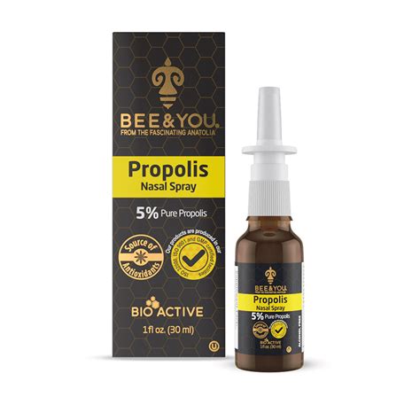 Buy BEE and YOU Natural Propolis Nasal Spray 1 Fl oz | Congestion ...