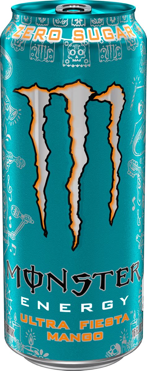 Monster Ultra Fiesta Mango, Zero Sugar, Caffeine-Loaded Energy Drink ...