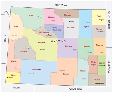 Wyoming Map