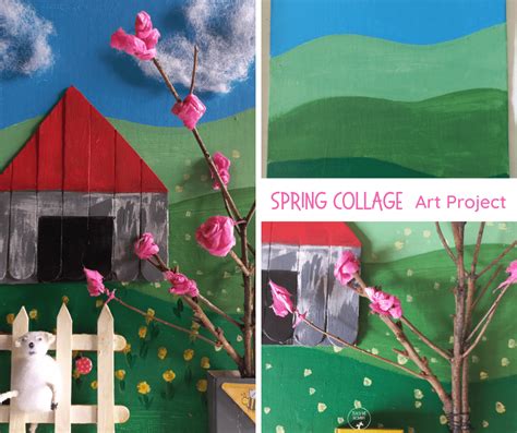 Image result for Textile Collage Spring