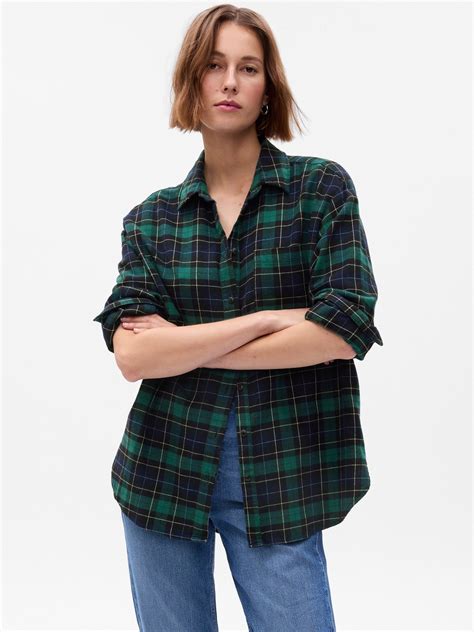 Gap Flannel Shirts For Women