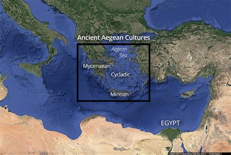 Aegean Sea Europe Map