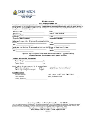 Fillable Online Hyaluronates Prior Authorization Request Fax Email ...