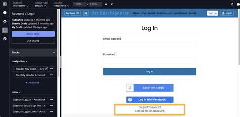 Using Identity and Subscription blocks