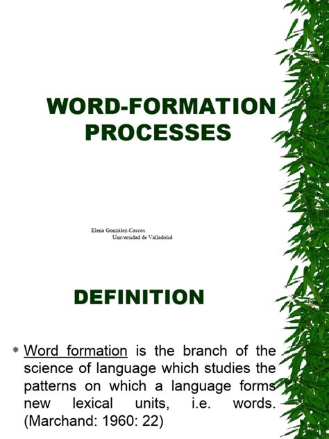 Image result for Word Formation Process