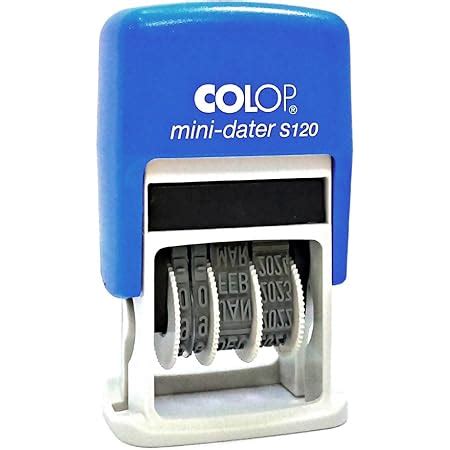 Colop Mini Dater Stamp DD MM YYYY : Amazon.in: Office Products