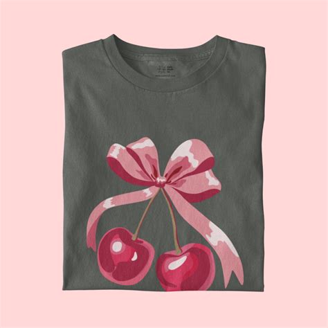 Bow And Cherry T-shirts – Cute Stuff Co.