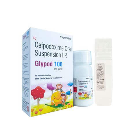 Cefpodoxime 100 Mg / 5 ML Oral Suspensions Mcbrex Lifesciences