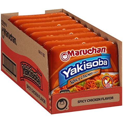 Buy Maruchan Yakisoba Spicy Chicken Flavor, 4.11 Oz, Pack of 8 Online ...
