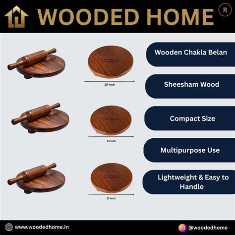 Wooden Chakla Rolling Pin - 10 Inch Wooden Chakla Belan Manufacturer ...