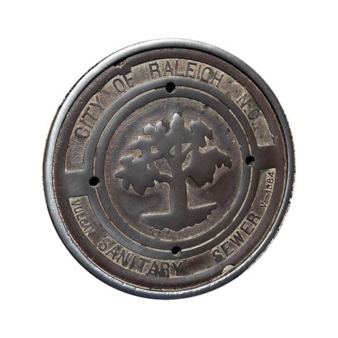 Raleigh NC Manhole Sticker