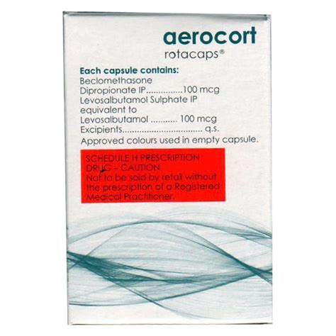 Aerocort Rotacaps | Uses, Side Effects, Price | Apollo Pharmacy
