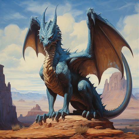 Monster, "Blue Dragon: Thunder Of The Desert Skies" | Fantasy I Sci-Fi ...