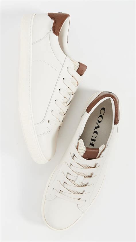 COACH Leather C126 Low Top Sneakers in White for Men - Lyst