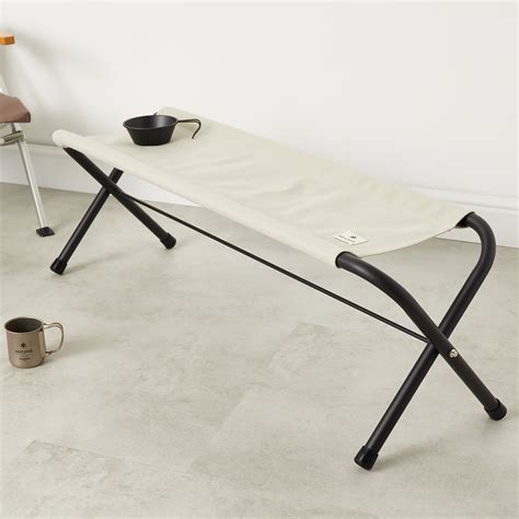 Snow Peak Folding Bench Ivory | END.
