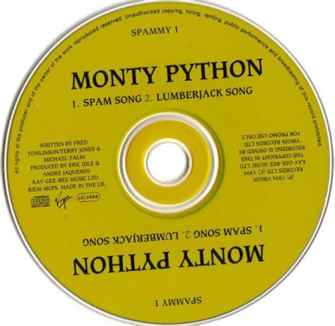 Image result for Monty Python Spam Song