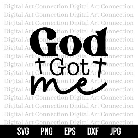God Got Me SVG God SVG God's Got Me Svg God is Good - Etsy India