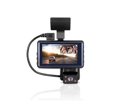 MNCD337N 2-Channel 1080P Dash Camera w/3.0" LCD & Interior Camera ...