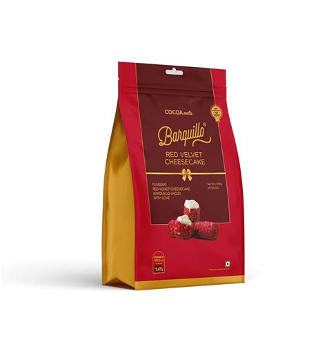 Barquillo Premium Red Velvet Chocolate Pouch - 10 Pcs (200 gm ...