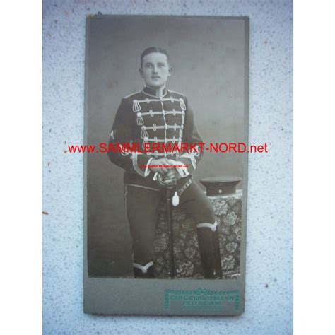 Leib-Garde-Husaren-Regiment Potsdam - CDV Portrait, Sammlermarkt-Nord ...