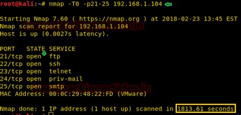Nmap for Pentester: Timing Scan - Hacking Articles