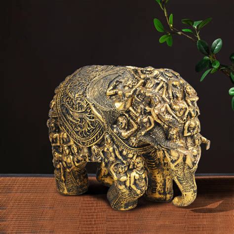 Carved for Rusticity Elephant Table Accent – The Artment