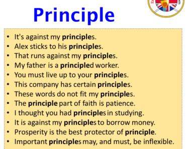 Image result for Principle Examples