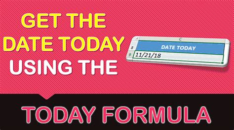 Image result for Excel Today Formula