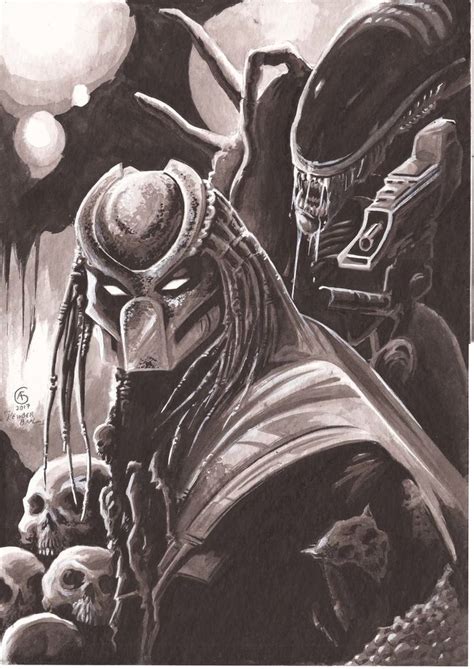 Image result for Alien vs Predator Artwork