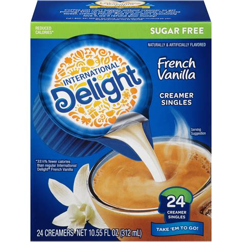International Delight Sugar-Free French Vanilla Coffee Creamer Singles ...