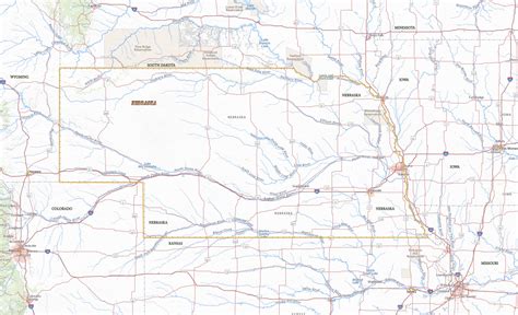 Map of Nebraska - Travel United States