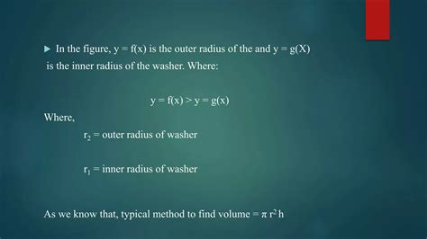 Volume by Washer Method | PPTX